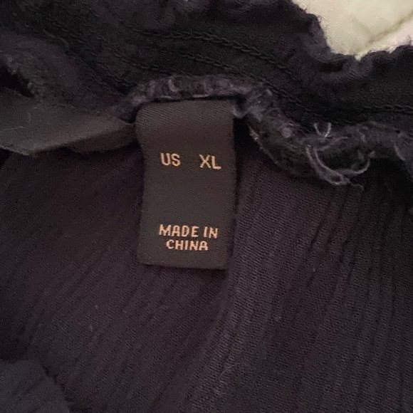 G.I.L.I. Black Wide Leg Pants with Flowing Silhouette size XL - Picture 4 of 8